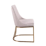 Grey fabric chair