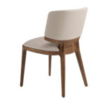 Silla polipiel crema