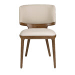 Silla polipiel crema