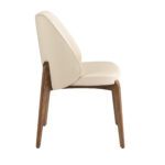 Silla polipiel crema
