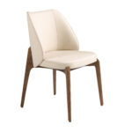 Silla polipiel crema