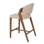 Табурет из экокожи цвета норки