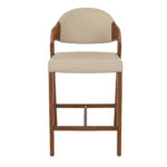 Табурет из экокожи цвета норки