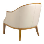 Fauteuil en cuir gris