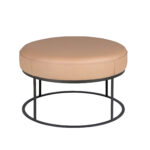 Banqueta piel marrón