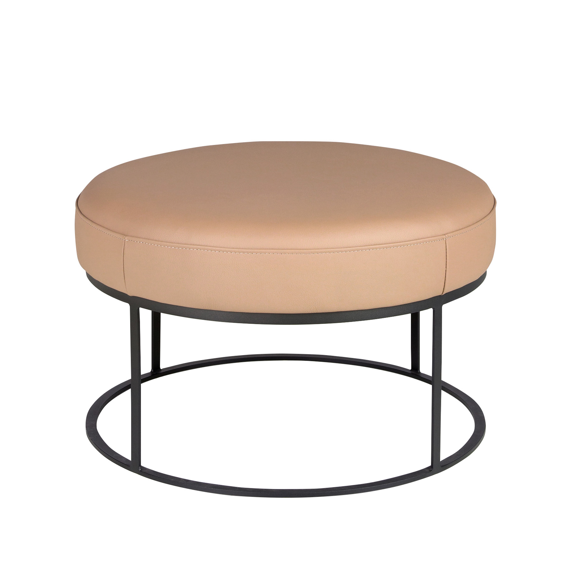 Banqueta piel marrón Banqueta piel marrón