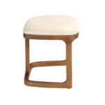 Banqueta polipiel arena