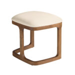 Banqueta polipiel arena