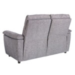 2 seater sofa in grey fabric