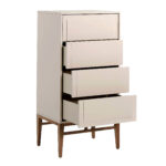 Chiffonnier en bois de couleur Brouillard et Noyer