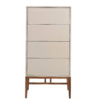 Chiffonnier en bois de couleur Brouillard et Noyer