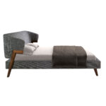 Cama tela color gris