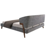 Cama tela color gris