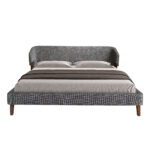 Cama tela color gris
