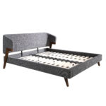 Cama tela color gris