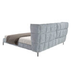 Cama tela color gris azulado claro