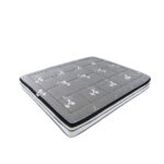 Hybrid mattress with natural latex and independent pocket springs 180x200