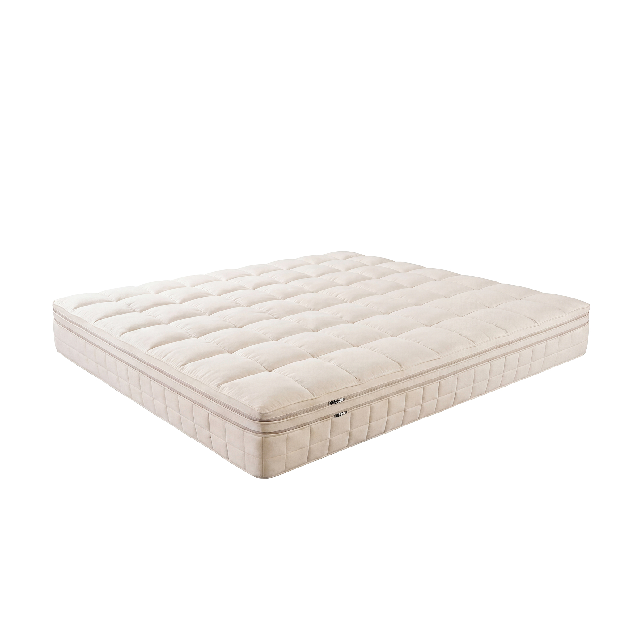 Matelas hybride en latex naturel avec mini ressorts ensachés Cooltex 180x200 Matelas hybride en latex naturel avec mini ressorts ensachés Cooltex 180x200