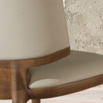 Silla polipiel crema