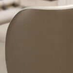 Puff polipiel visón y marrón