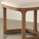 Banqueta polipiel arena