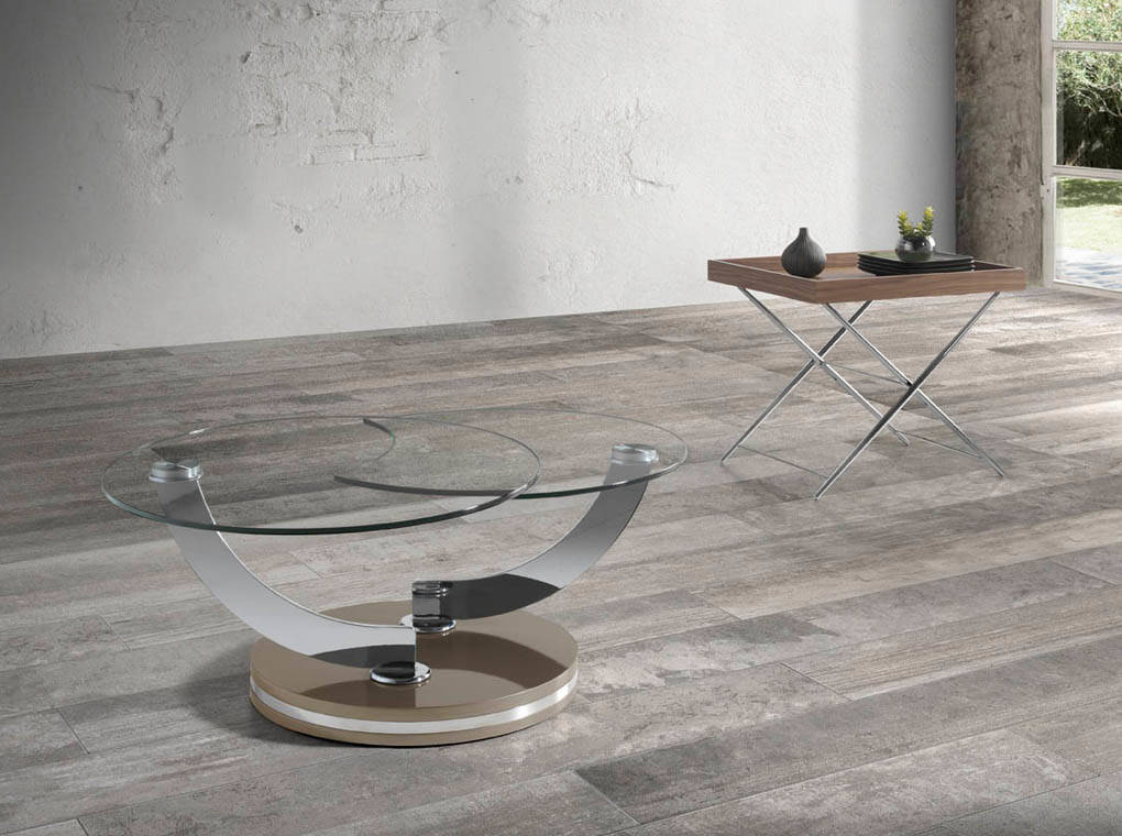 Coffee table with authomatic turning mechanism. Coffee table with authomatic turning mechanism.