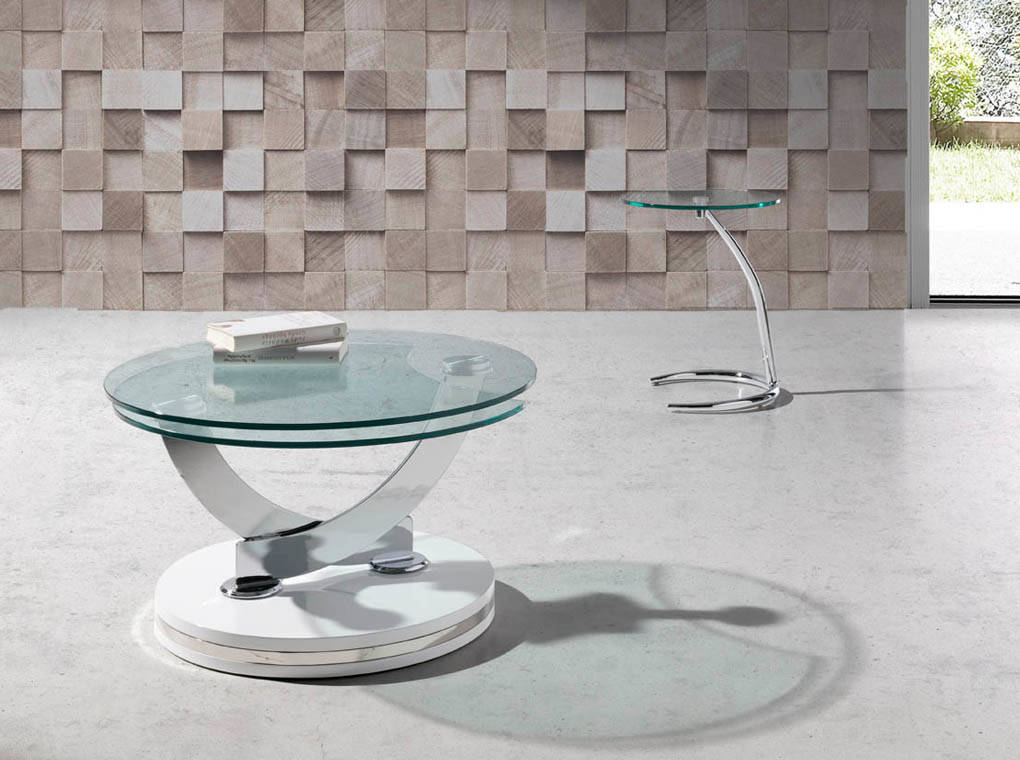 Coffee table with authomatic turning mechanism. Coffee table with authomatic turning mechanism.