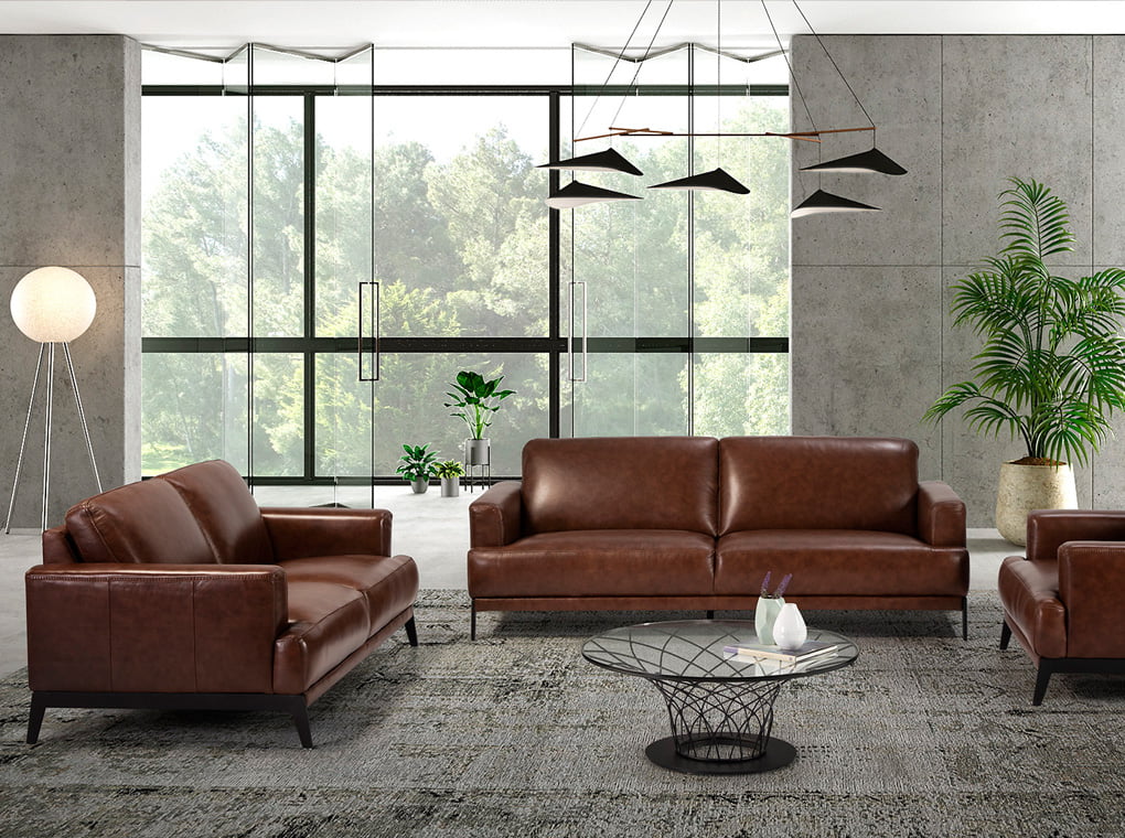 Coffee table manufactured in steel with tempered glass top Coffee table manufactured in steel with tempered glass top