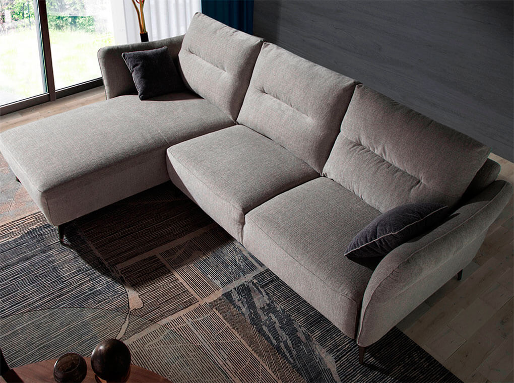 Chaise longue Sofa upholstered in fabric Chaise longue Sofa upholstered in fabric