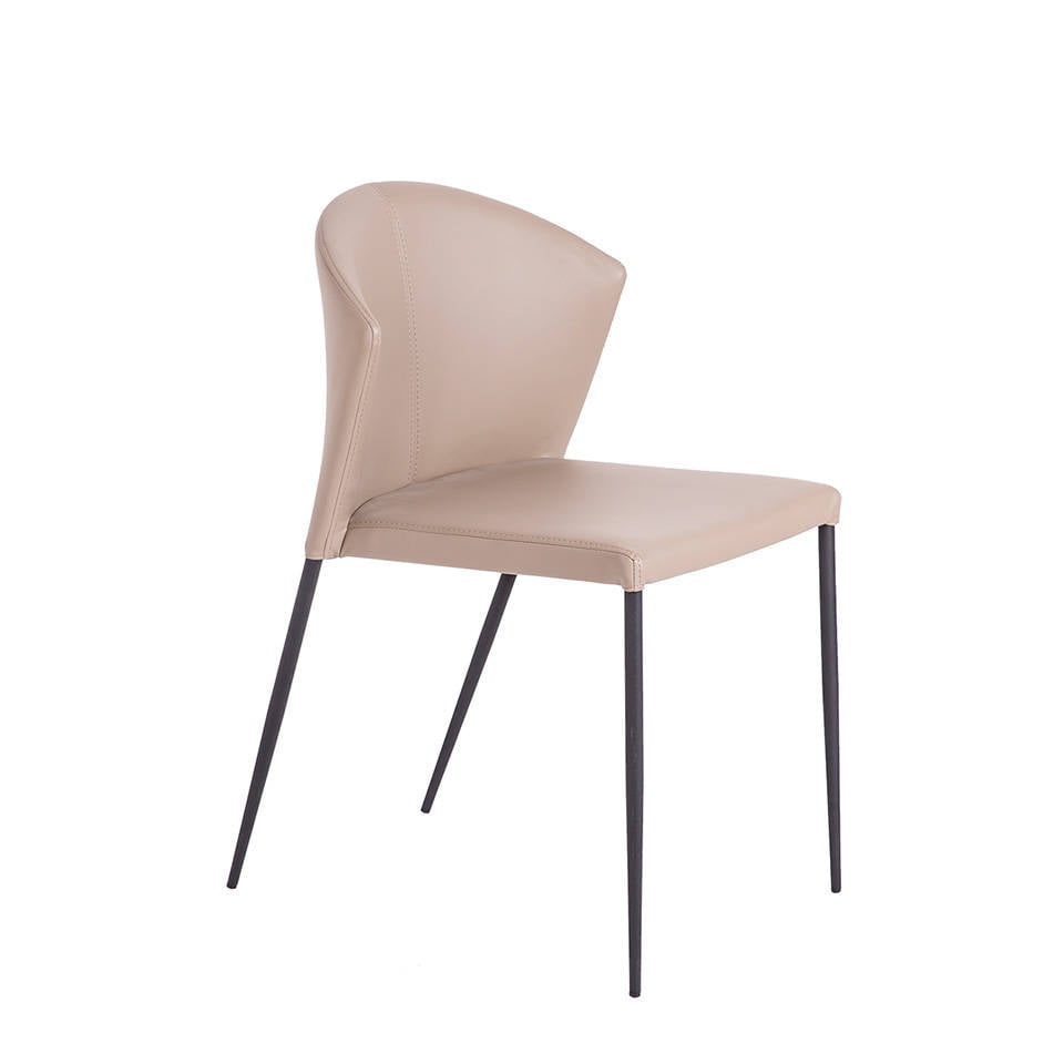 Upholstered chair with black steel frame. Upholstered chair with black steel frame.