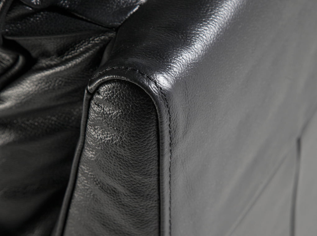 Swivel armchair upholstered in cowhide leather Swivel armchair upholstered in cowhide leather