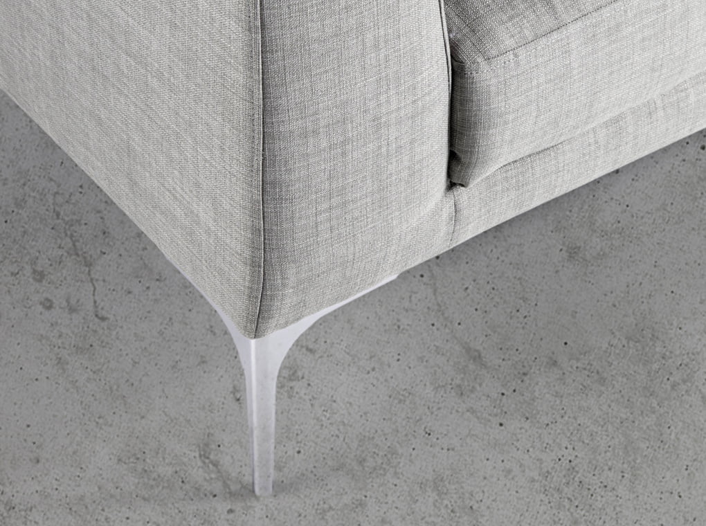 Sofa with chaise longue upholstered in fabric Sofa with chaise longue upholstered in fabric