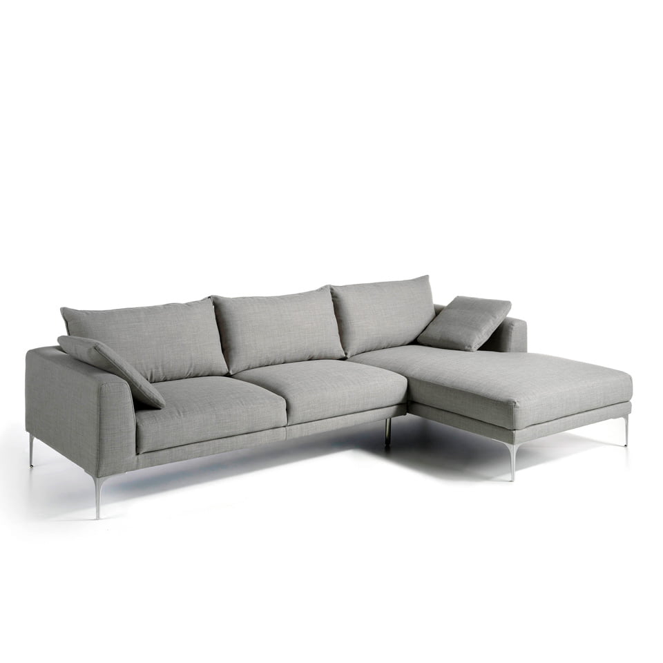 Chaise longue sofa upholstered in fabric Chaise longue sofa upholstered in fabric