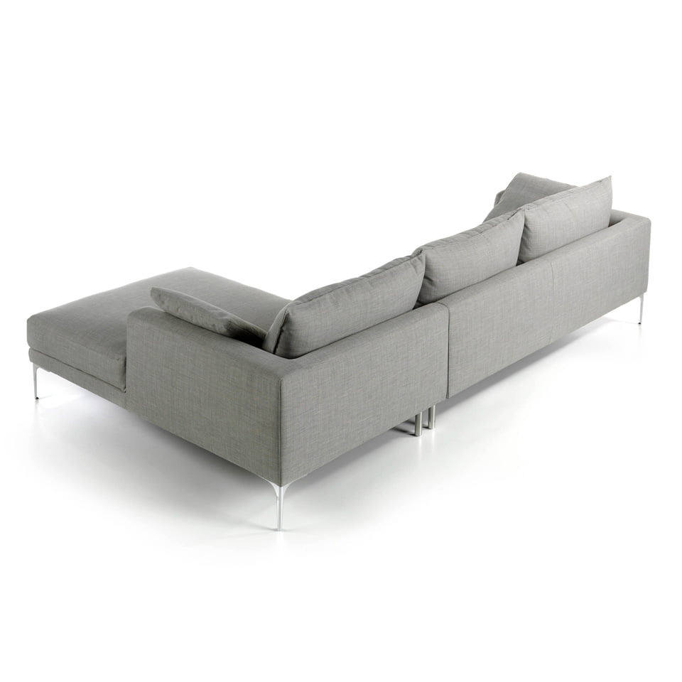Chaise longue sofa upholstered in fabric Chaise longue sofa upholstered in fabric