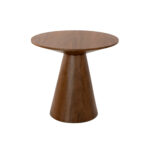Walnut wood corner table