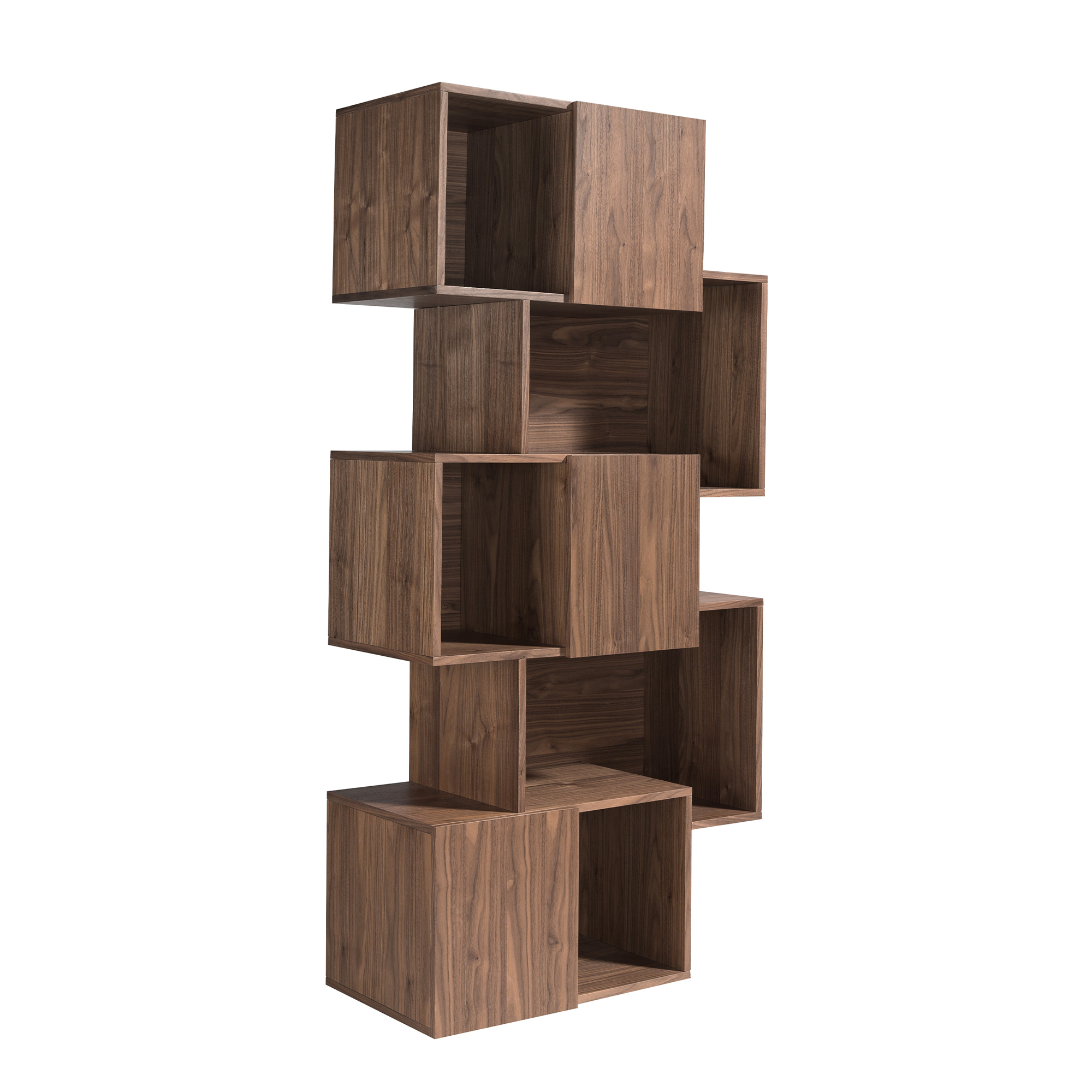 Estantería de madera Nogal