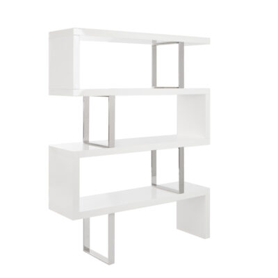 (Español) Estantería blanca y acero shelving - Angel Cerda