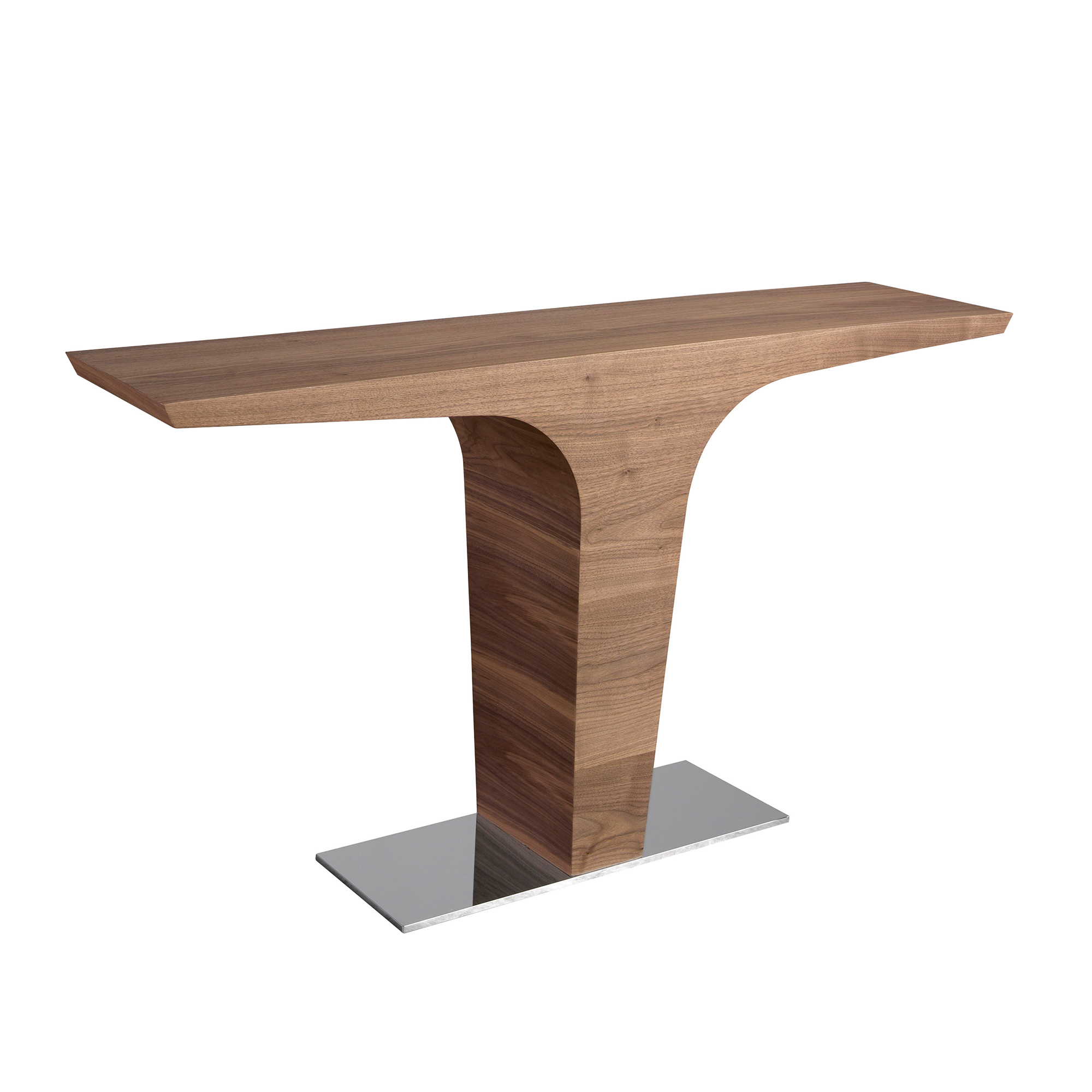 Console en bois de noyer