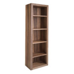 Estantería fabricada en madera nogal