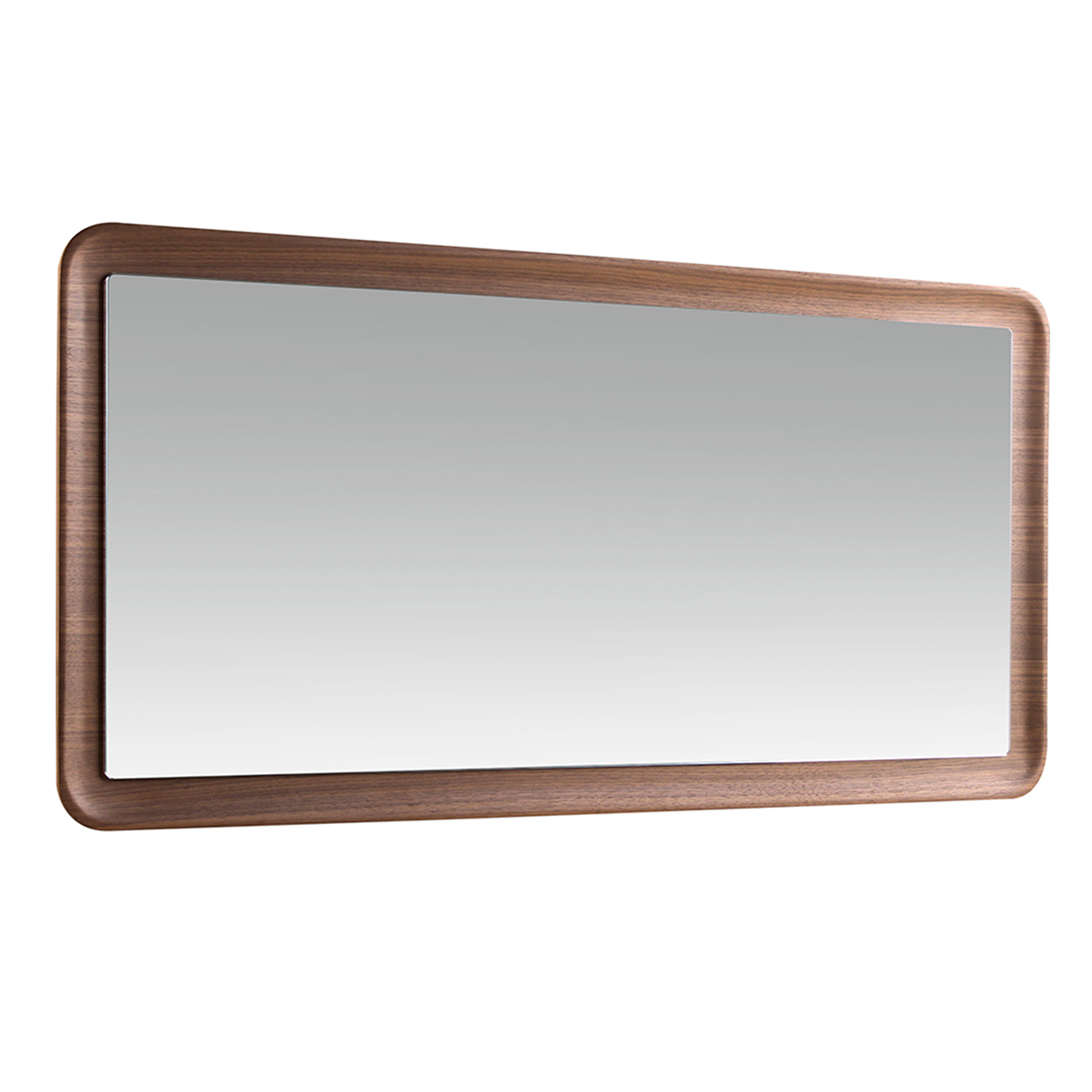Miroir mural rectangulaire noyer Miroir mural rectangulaire noyer