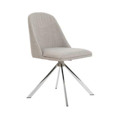 Silla giratoria tela gris chair - Angel Cerda