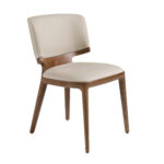 Silla polipiel crema