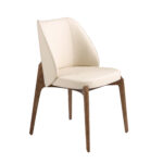 Silla polipiel crema