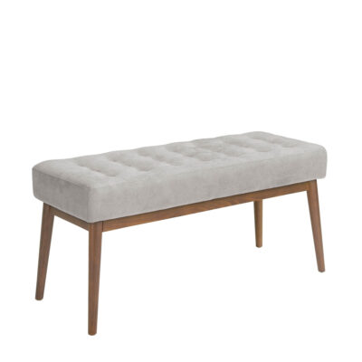 (Español) Banqueta tela gris oscuro bench - Angel Cerdá