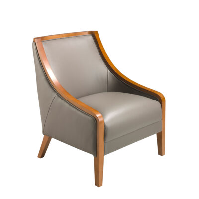 (Español) Sillón piel gris - Angel Cerda