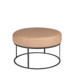 Banqueta piel marrón