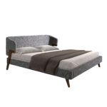 Cama tela color gris