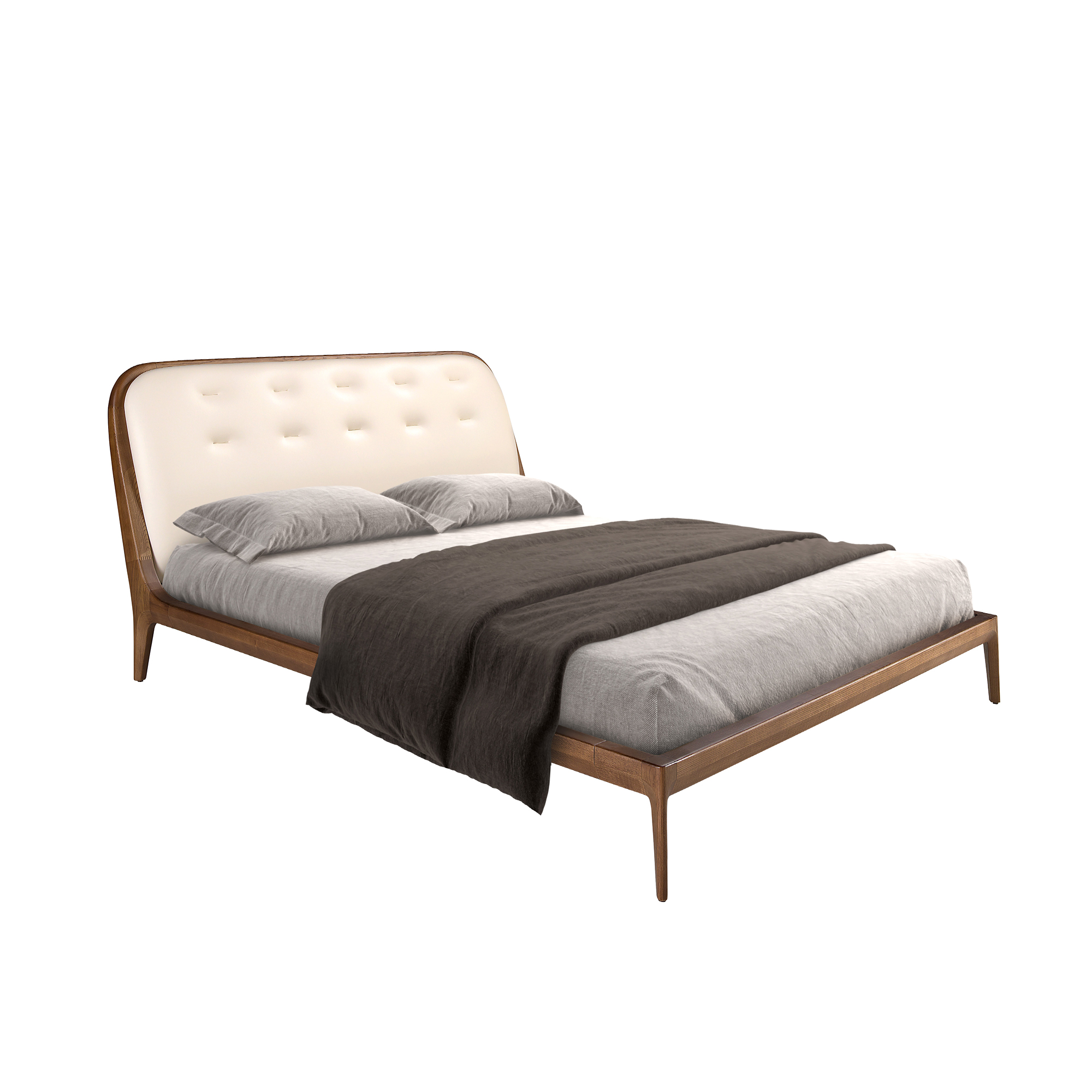 Cama polipiel color arena