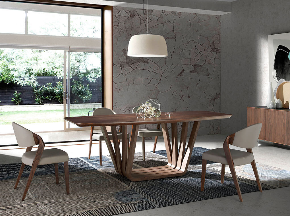 Walnut wood dining table Walnut wood dining table