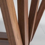 Walnut wood dining table